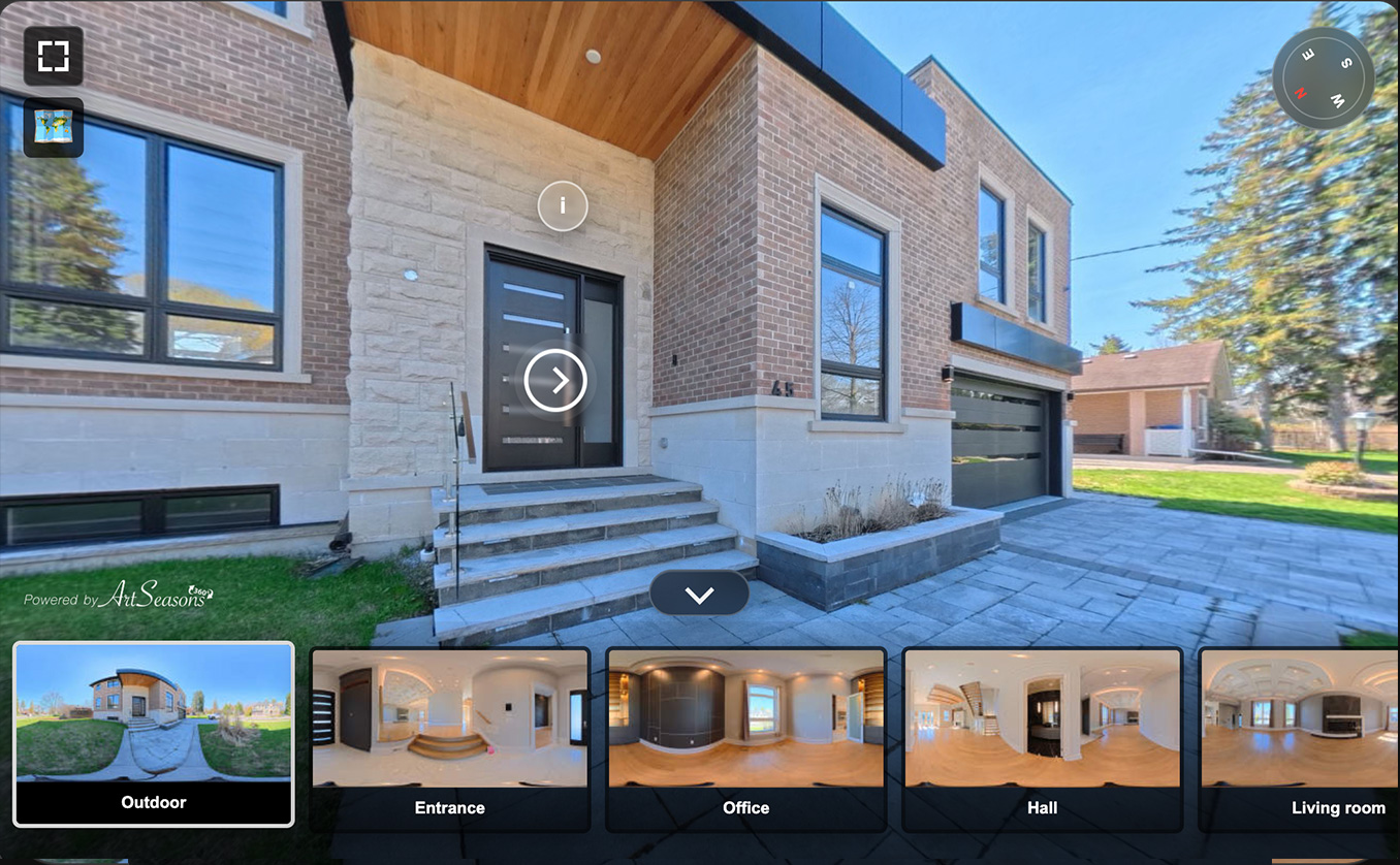 Art Seasons 360 virtual tour sample